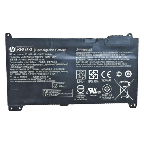 p-851610-855-1-cc682b05-1d3e-46e1-be41-66bd561815f3 Batería 4C 48Wh 4.21Ah Lithium-ion RR03XL