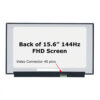 Pantalla HP 15.6" FHD Antirreflejo UWVA 144Hz para Notebook OMEN by HP 15-ek0000 (Nuevo)