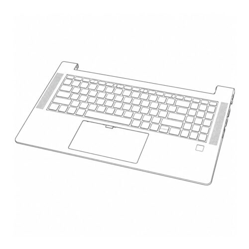 Top Cover HP Teclado Español Plata para Notebook Pavilion 15-cs 15-cw (Nuevo)