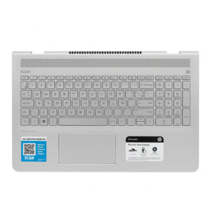 p-928952-161-1-8431239e-b868-4e0e-b6f7-6cf31852b183 Top Cover HP Teclado Retroiluminado Español Plata para Notebook Pavilion 15-cc (Nuevo)