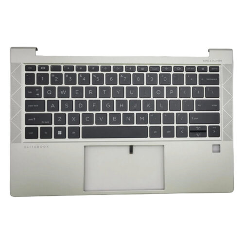 Top Cover HP Teclado Retroiluminado Inglés Plata para Notebook EliteBook 830 G7 G8 (Nuevo)